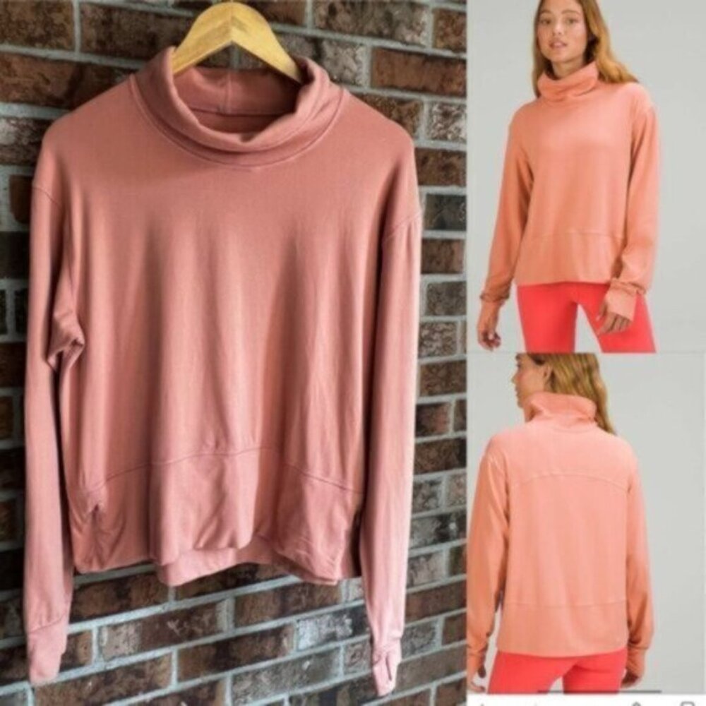 Lululemon ^ * Ready to Rulu Pullover Pink Savannah 2022 Size 10